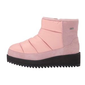 UGG Ridge Mini Snowboot - Pink Crystal quilted sherpa ankle boot 9.5